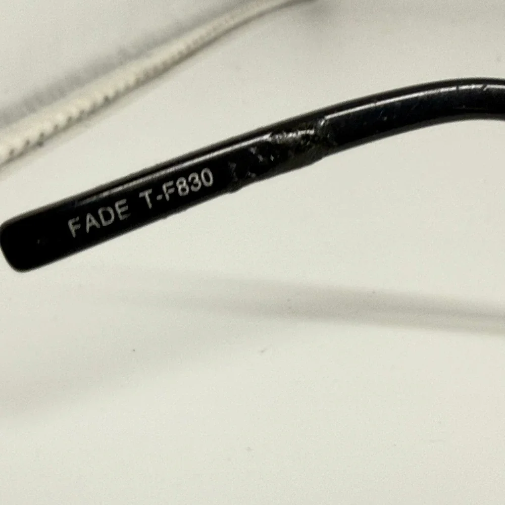 Tifosi Fade T-F830 Rimless Sunglasses Purple Tint Lens Sport Wrap Metallic Frame